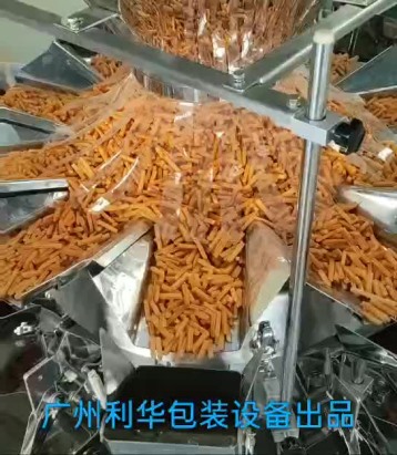 膨化類零食罐裝包裝生產線